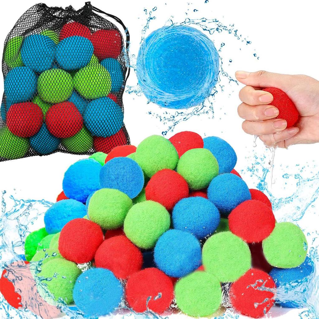 Children's Beach & Water Cotton Ball Toy Set for Parties, Fights, and Decorations