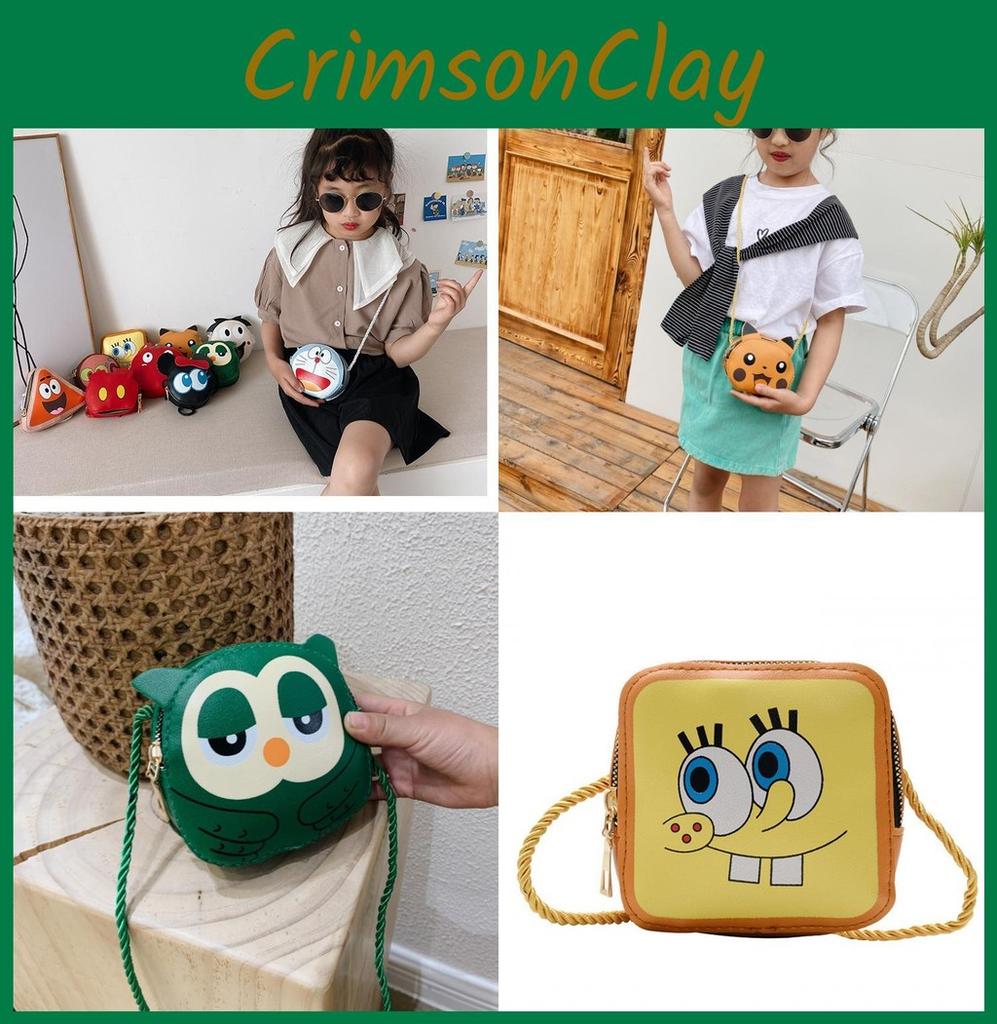 Squarepants Doraemon Spongebob Shoulder Bag Childrens Cartoon Animal Bag