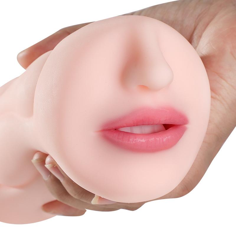 Men's Masturbation Cup Deep Throat Soft Tongue Oral Sex Erotic Adult Sex Toys