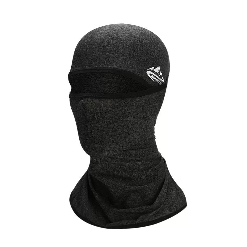 Ice Silk Sun-Proof Headgear Men's Mask Full Face Face Care Neckerchief Cover Cycling Fishing Facekini Cycling Head Cover Spring and Summer