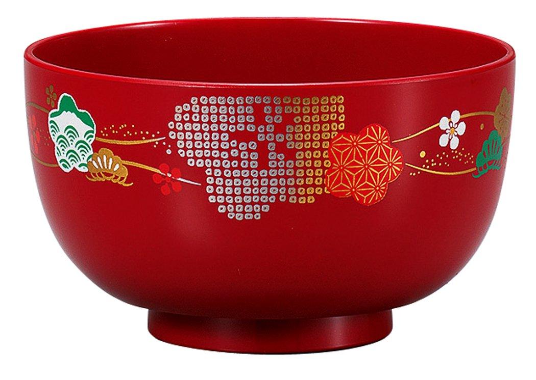 

Made in Japan by HAKOYA Hotei Hospitality Kaga Hanashu 55404 Tatsumiya, Bowl, (Red)