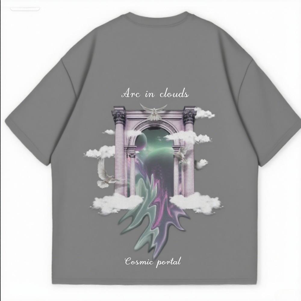 Fashion Leisure High-quality Comfortable Best-selling Light Cotton Short-sleeved and Couples Street Daily Style Printed T-shirts