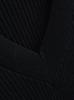 Spicy Girl Deep V-neck Slit Cuff Sweater: Women's 2024 Slimming Autumn Top