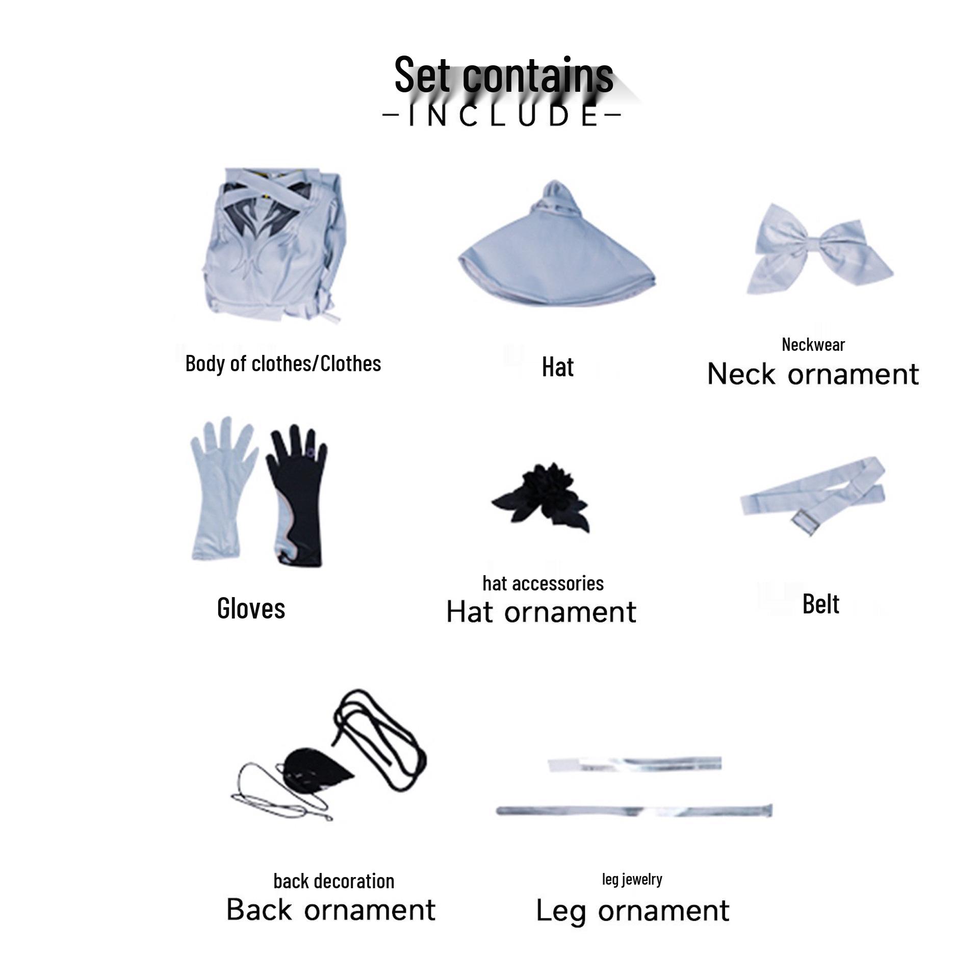 

Костюм Далии из Honkai Star Rail Полный комплект от North Water Trading S