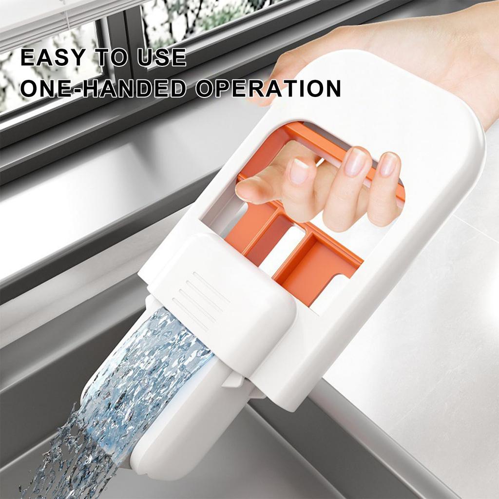 Frezon Multifunctional Mini Sponge Wet Dry Strong for Cleaning Car Small Compact Mop Mop Stands Cotton Mop, Mop, & Use, Foldable, Portable,