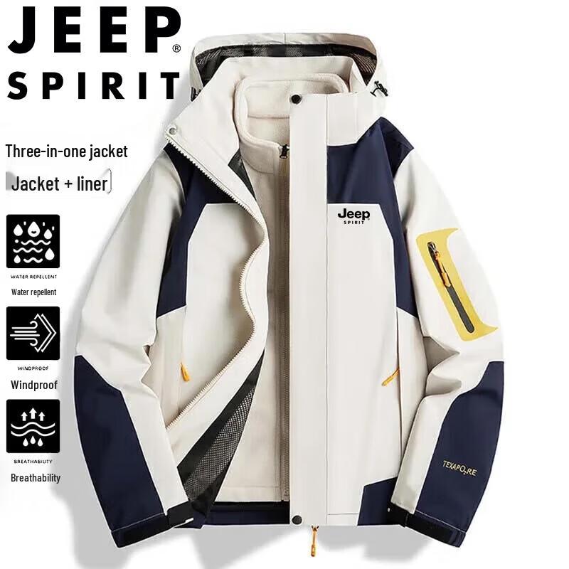 JEEP SPIRIT Men's Outdoor Jackets & Tees
