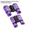 Uxcell Binoculars with Neck Compact Folding for Purple Strap, Binoculars, Shockproof, Birdwatching, Hiking, Camping, 4x30,