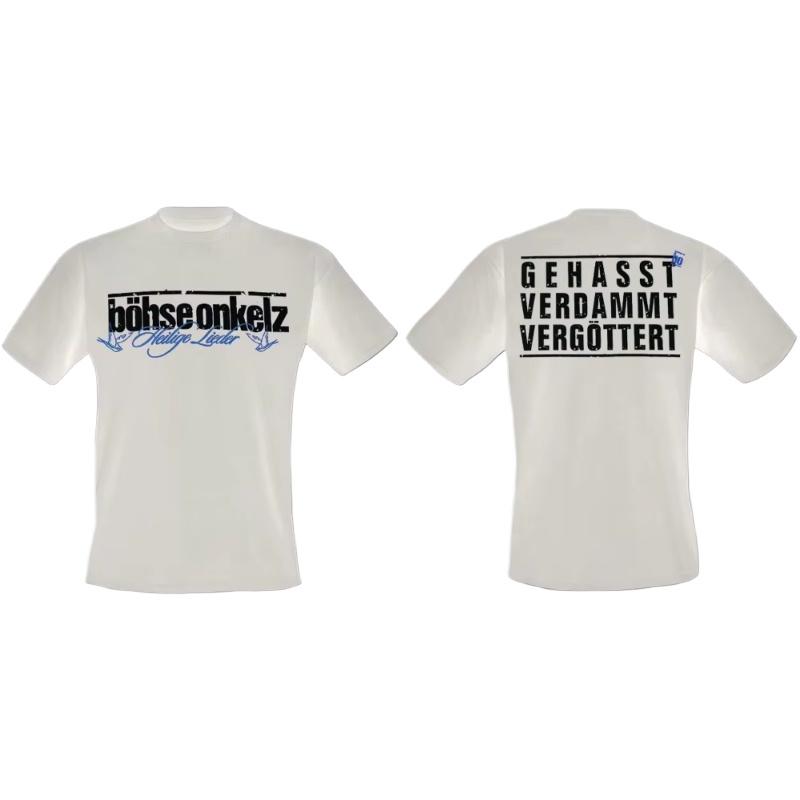 

25 Gehasst Verdammt Vergöttert II Böhse Onkelz Peripheral Pattern Printing Summer Oversize Top Cotton Men s and Women s T-shirts 4XL