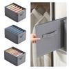 Multipurpose Non-woven Clothes Storage Box Gray Various Sizes