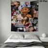 Ariana Grande Glow Wall Hanging Printed Fabric Blanket Decorative Tapestries for Bedroom Living Room Home Decor