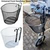Easy to Install Mesh Storage Bike Basket Universal Metal Hanging Basket Outdoor Cycling Basket