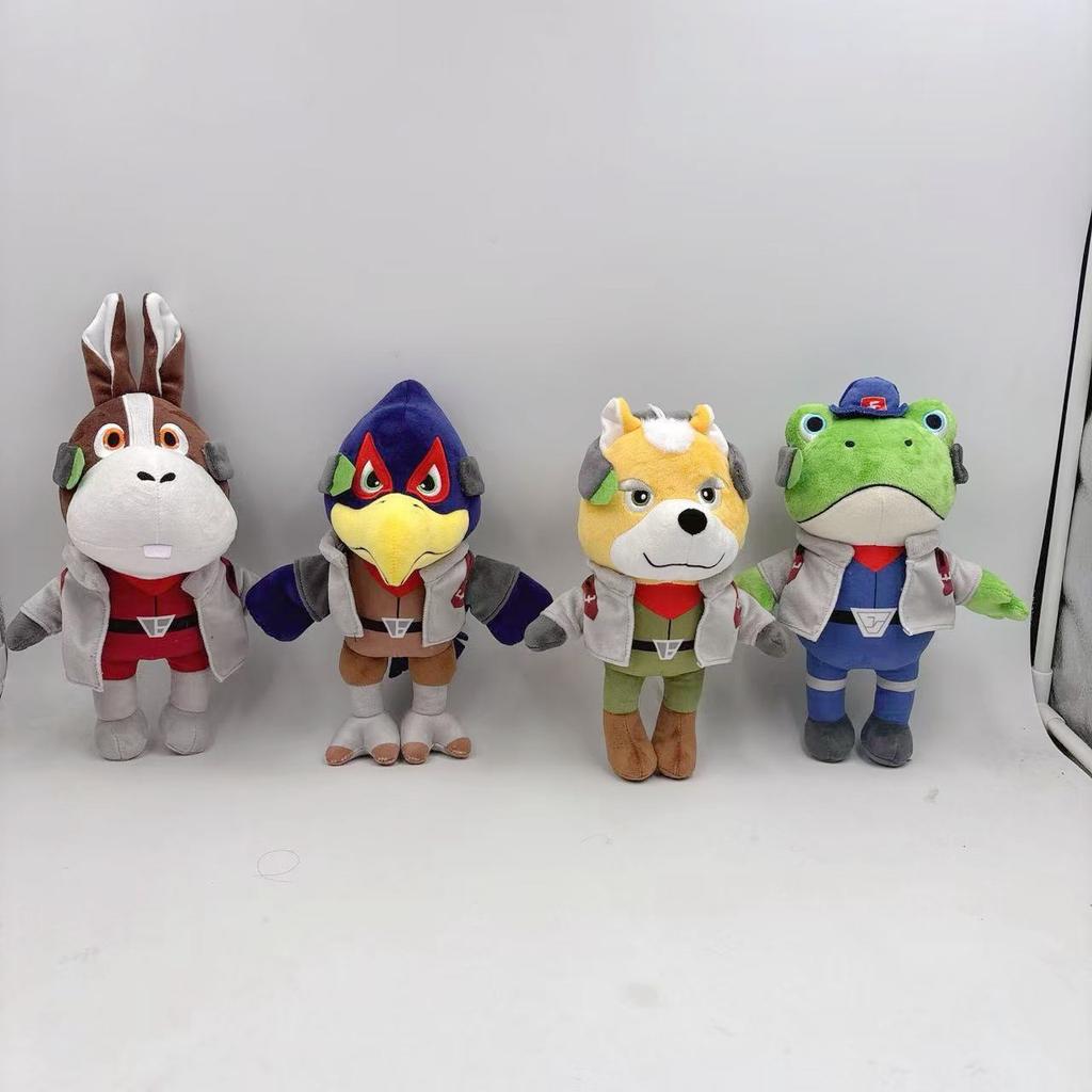 Celestial Fox Plushie Figures Animated Fox Mccloud Peppy Hare Beast Toy Cuddly Filled Tots Birthday Supporters Peripheral Product