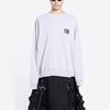 Balenciaga Regular Crewneck 'Heather Grey/Black' 676629TLVH11380