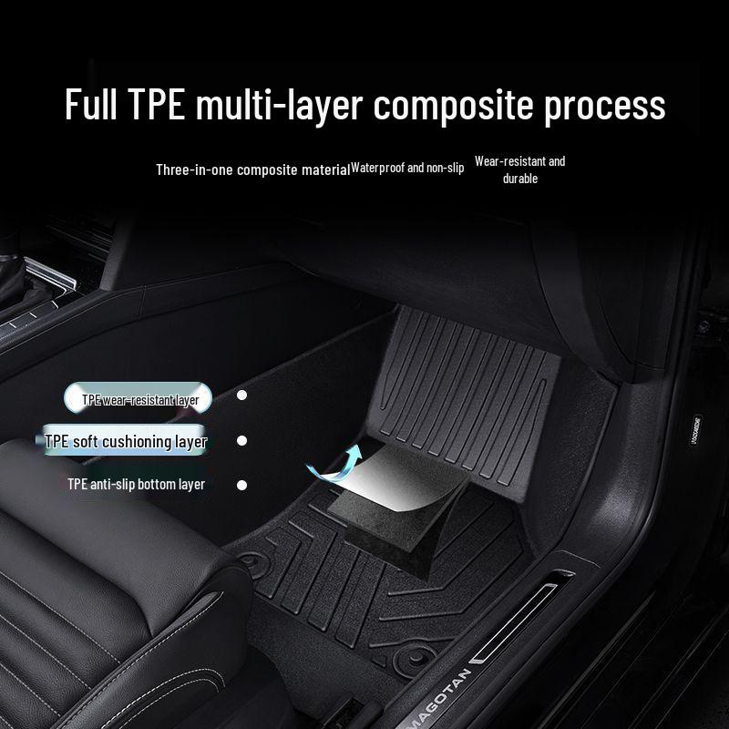 Honda Civic TPE Floor Mats - Full Coverage for 8th, 9th, 10th, 11th Gen Models