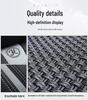 Universal Leather & Ice Silk Car Seat Cover - Fits Sedans, All Seasons, Full Surround Design