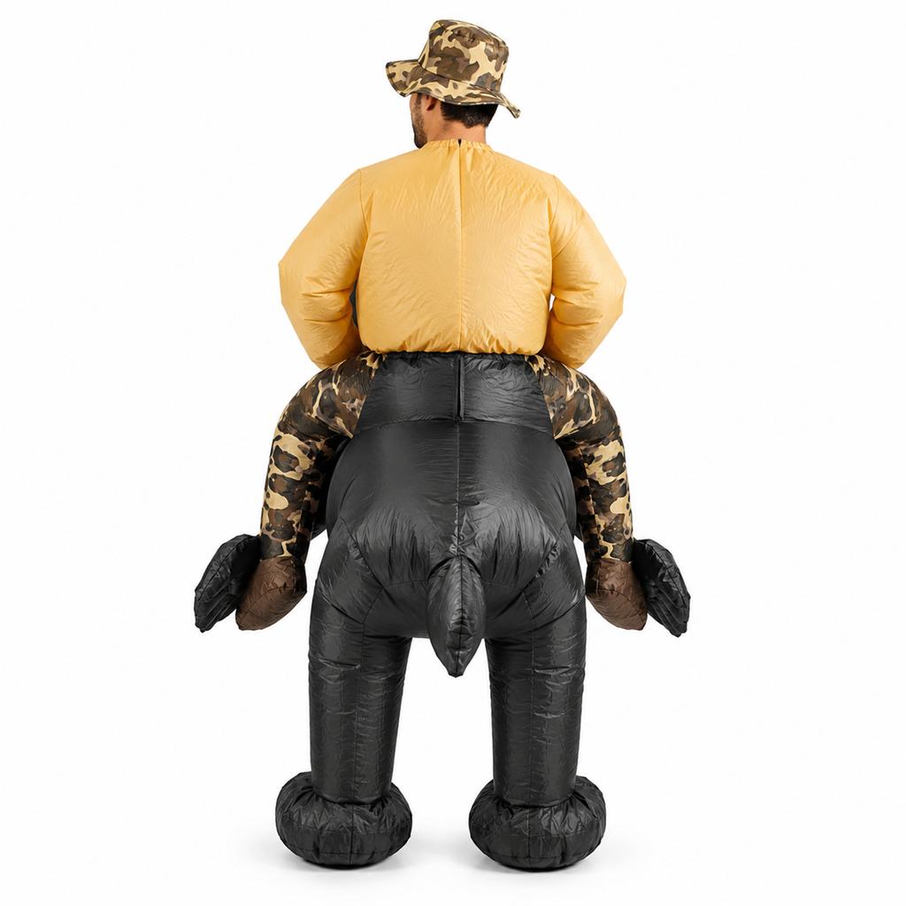 Fantasia Inflável de Halloween para Adultos Figura de Desenho Animado Engraçada Fantasia para Festa Cosplay Adereços de Performance