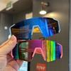 Gyerek Kerékpáros Napszemüveg MTB Horgászat Sport Kerékpár Szemüveg UV400 Gyermek Kemping Szemüveg Fiúk Lányok Szabadtéri Kerékpáros Szemüveg