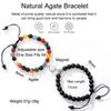 Magnet Couple Bracelets for Woman Men Romantic Heart Matching Lovers Natural Stone Beads Yoga Bracelet Valentine Gift Zircon