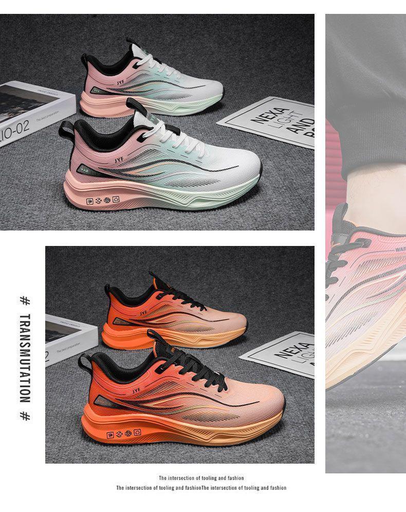 Men's Trendy Low-Top Sports Shoes: Lightweight, Breathable, Comfortable for Running & Travel