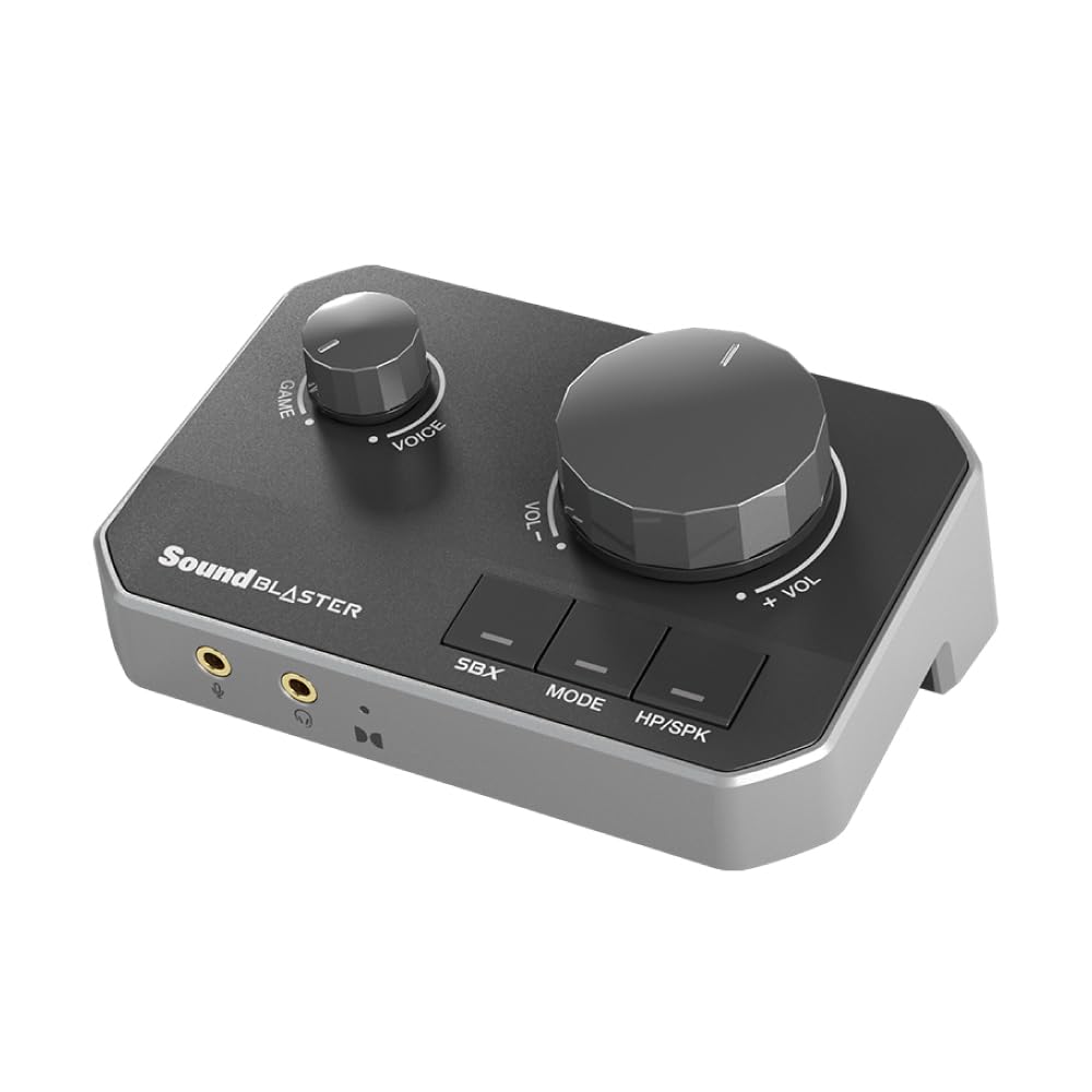 Sound Blaster a Recommended Peripheral for Final Fantasy XIV Features Dual Smartphone Chat Dolby Digital Optical Digital and HDMI TV Audio Gaming USB