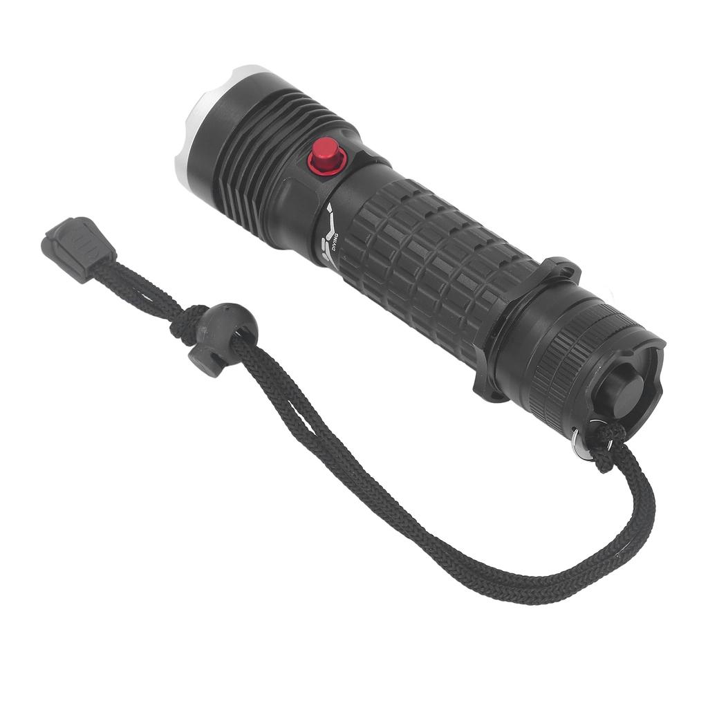 Scuba Diving Flashlight IPX8 Waterproof Super Bright Dive Light LED Underwater Flashlight for Under Water Deep Sea Cave
