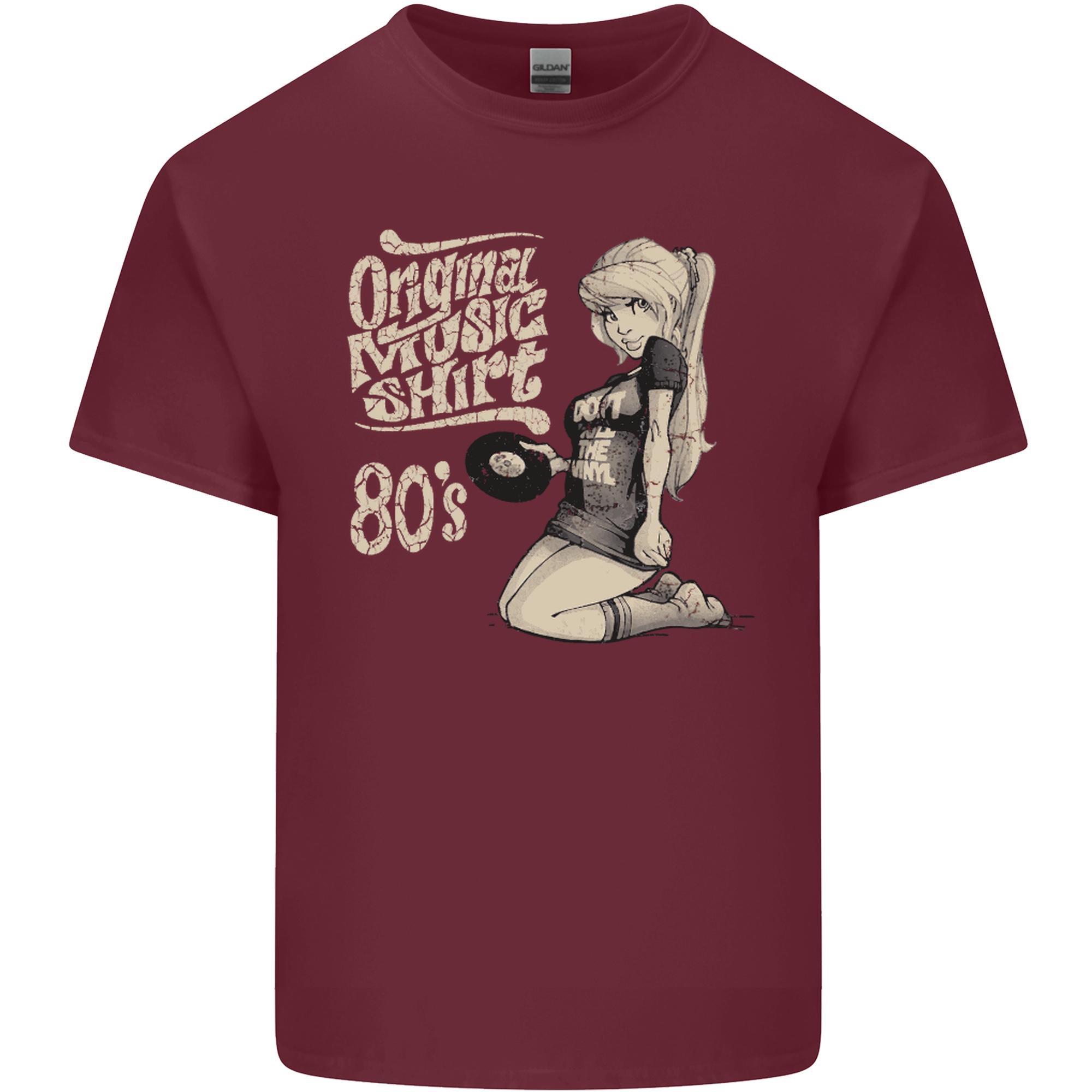 Original Music Shirt DJ Vinyl Turntable Unisexs Light Cotton TShirt S