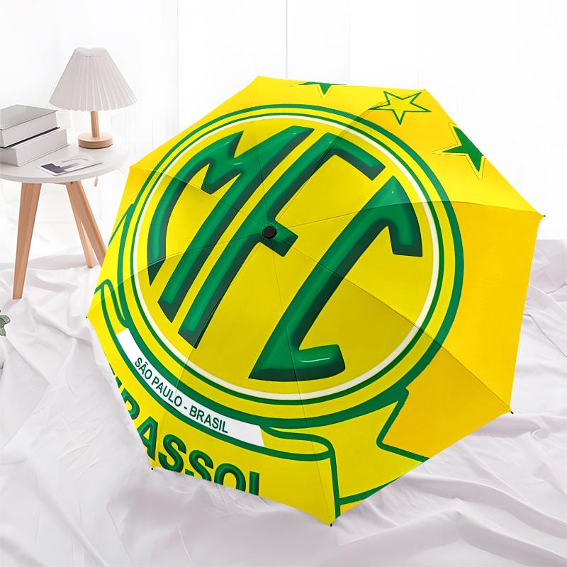 Mirassol FC, Sao Paulo- Automatic Opening and Closing, 8-rib Structure Portable Umbrella, Suitable for Men and Women in All Seasons - Perfec