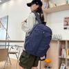 Schoolbag schoolbag women's 1011 simple and lightweight student solid color early autumn new travel backpack trendy high value backpack waterproof