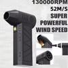 3 Gear Turbo Electric Air Duster Rechargeable Handheld Dust Blower Cleaning Turbo Fan  Keyboard