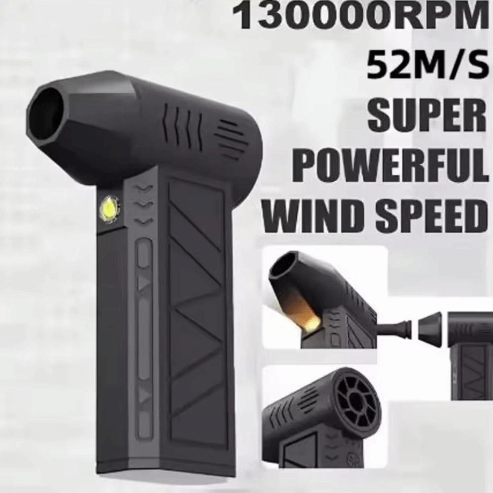 3 Gear Turbo Electric Air Duster Rechargeable Handheld Dust Blower Cleaning Turbo Fan  Keyboard