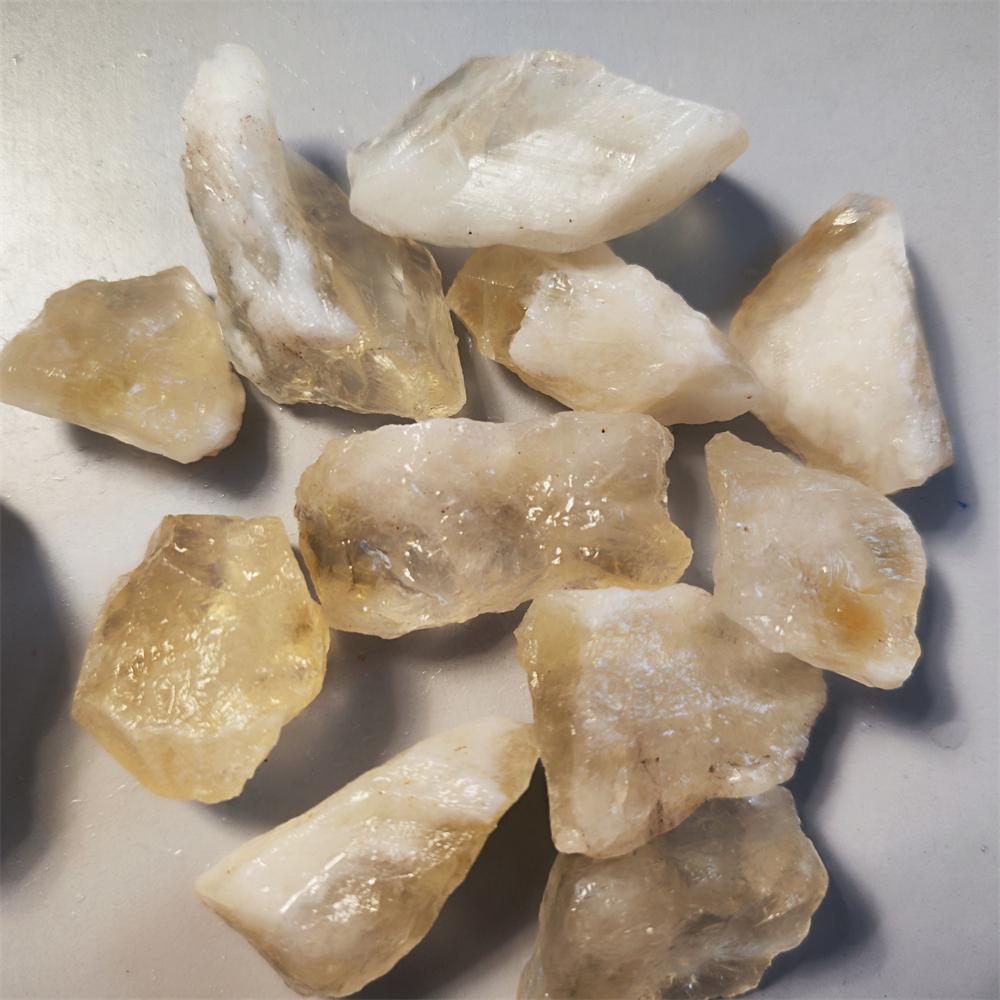100g Natural Citrine Crystal Rough Stone Healing Yellow Crystal Stones Minerals Specimen Home Decoration
