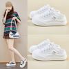 Summer Half-support Canvas Shoes New Style for Female Students with Thick Sole Height Enhancement Breathable Casual Street Photography