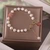 High-End Freshwater Pearl & Shell Bracelet for Women - Trendy Niche Design, Perfect for Besties & Students.