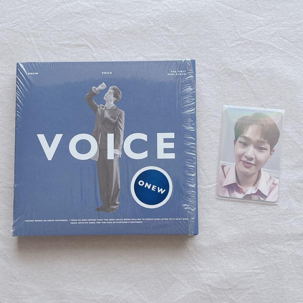 [USED] ONE WVOICE first solo mini album Aver. with trading card