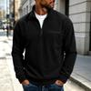 Men's Corduroy Long Sleeve Sweatshirt Pullover for Casual Wear