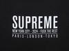 Supreme Paris Tee Black