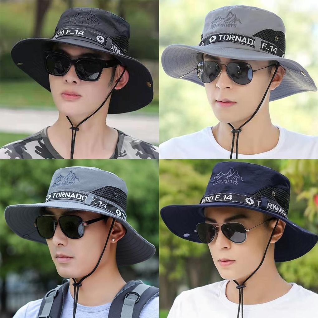 Women's Fashion Daily Trend Wide-Brim Mesh Hiking Hat