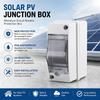 1Pcs 2 Way Waterproof Distribution Box HT-2 Solar Junction Box MCB Protection Box  for 2P Breaker
