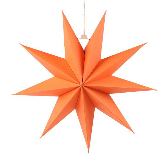 30cm Nine-pointed Star Paper Kid Room Hanging New Year Party Ornament Decor