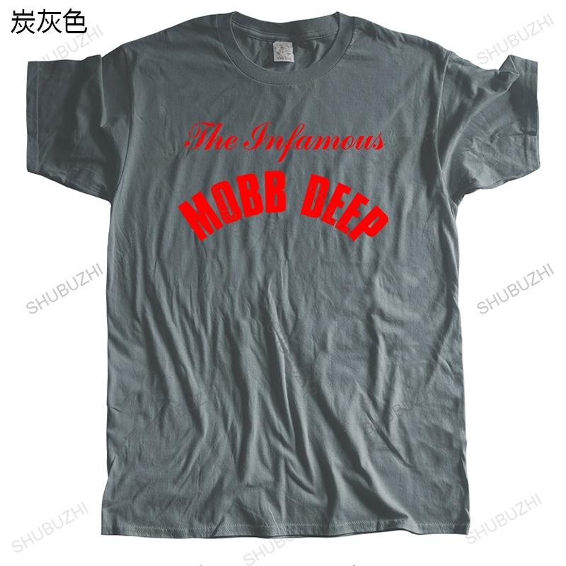 New Arrived Men Cotton Tshirt Summer Mobb Deep Infamous Fashion Brand Teeshirt Homme Tops Teeshirt Plus Size Drop Shipping