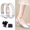 1 Paio Scarpe con Tacco Alto Strass Fascia Anti-allentamento Lacci Diamante Donna Cinghie Tallone Anti-caduta Cintura Elastica Fissaggio Strass Cinghie Fisse