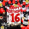 32 Inch Alphanumeric Aluminum Film Birthday Balloon Happy Birthday Flag Balloon Birthday Atmosphere Prop