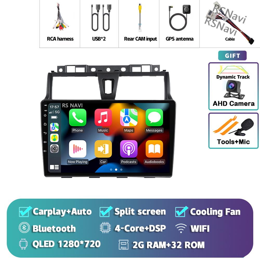 Android 14 Carplay Car Radio For Geely EC7 2014 - 2016 Head Unit 2Din Multimedia Video Player GPS Stereo 360 Camera AI Voice DVD