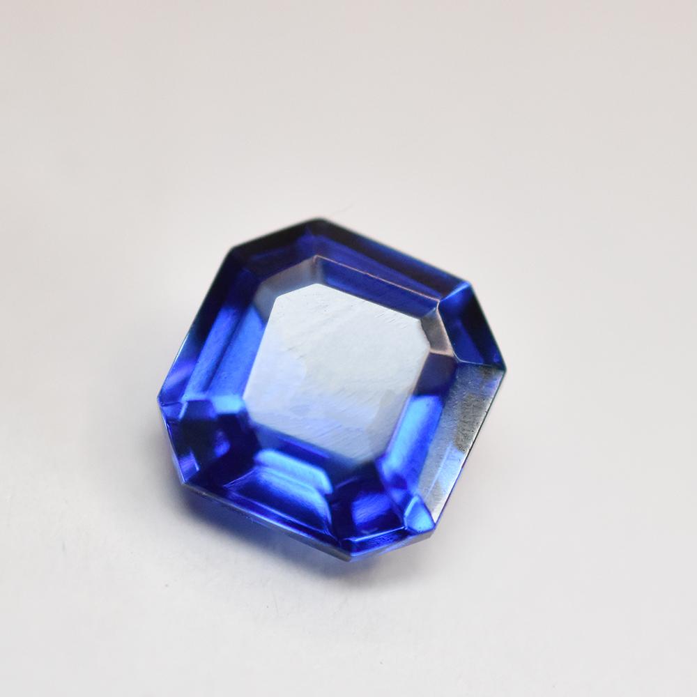 Natural Blue Sapphire Loose Gemstone 7 ct Square Cut for Her/Him September Birthday Birthstone
