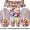 Amazing Digitaled Birthday Party Decoration Circus Tableware Balloon Cake Decor for Kids Baby Shower Party Supplies Photo Props