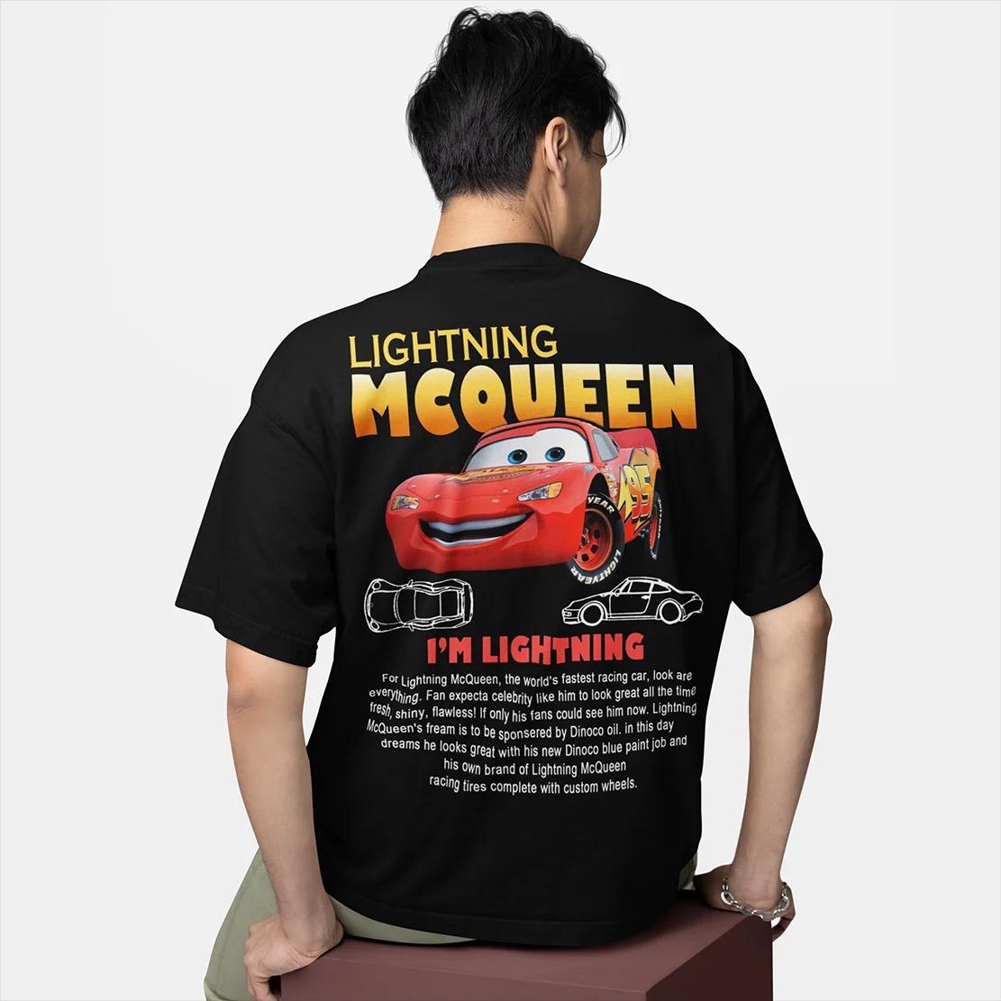 

Кумедна футболка Sally I m Lightning Car для чоловіків і жінок, футболка Mcqueen, 100% бавовна, новинка, одяг, подарунок для пари S зелений