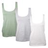 Keanu Womens/Ladies Cotton Blend Vest Top (Pack of 3)