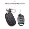 Hyundai Genuine Leather Key Case for Santa Fe, ix35, Mistra, Elantra, Reina, Veloster, Sonata