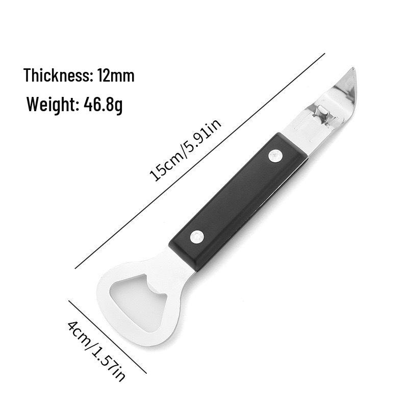 Double-headed Stainless Steel Can & Bottle Opener