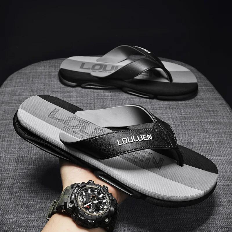 Beach Flip Flop Summer Men's Slippers Massage Sandals Fashion Breathable Casual Shoes 2024 New Hot Shoes Zapatos Hombre  Shoes